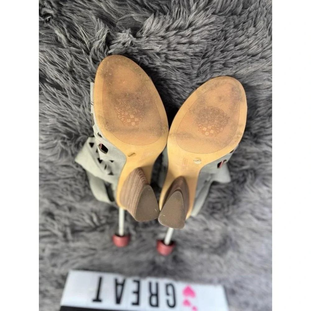 Vince Camuto Womens 8.5 W Deverly chunky block‎ heels
